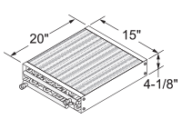 HEAT EXCHANGER COIL.(95K BTU)