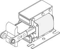 SOLENOID,STEEL DOOR,W/ SIDE DRAFT